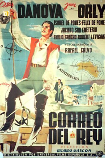 Poster de Filme Correo del rey (1951)