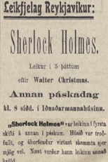 Sherlock Holmes (Play) (Sherlock Holmes (Leika))