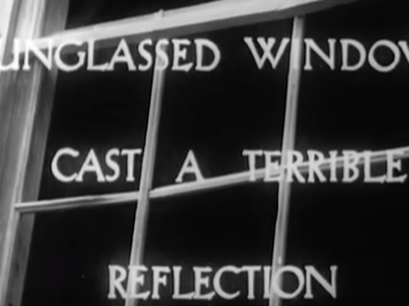 Foto 1 de Unglassed Windows Cast a Terrible Reflection
