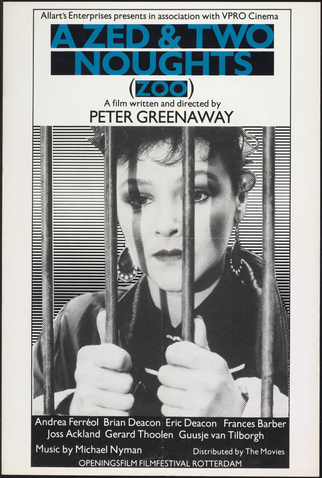 Poster 3 de Filme Zoo - Um Z & Dois Zeros (1985)