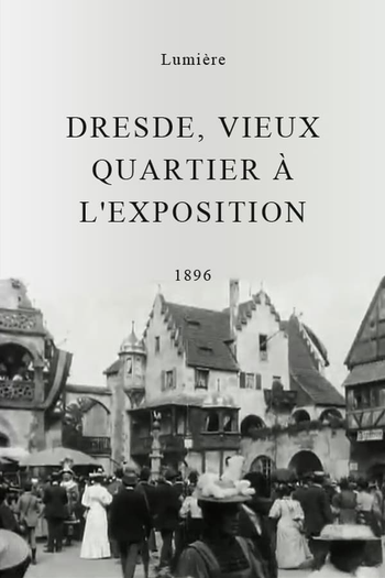 Poster de Curta Dresde, vieux quartier à l’Exposition (1896)