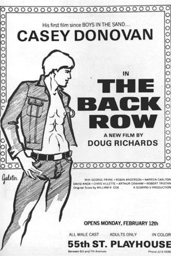  de Filme The Back Row (1972)