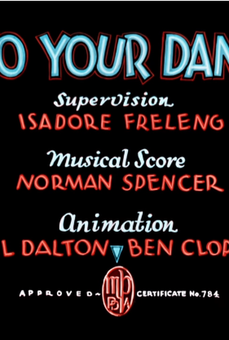 Poster 1 de Curta Into Your Dance (1935)