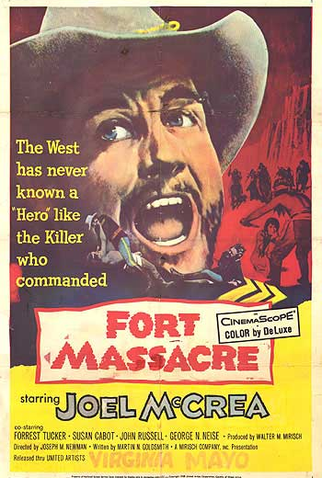Poster 1 de Filme O Forte do Massacre (1958)