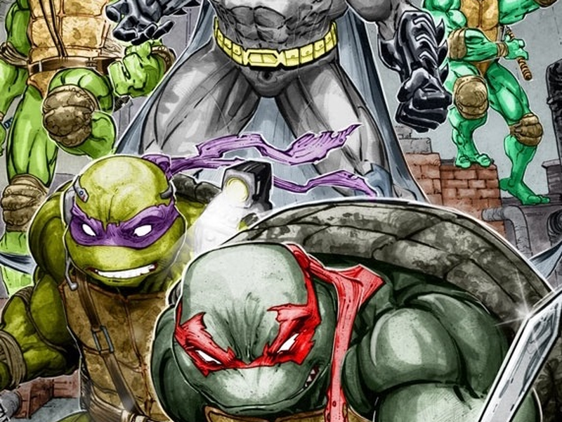 Foto 1 de Batman vs As Tartarugas Ninja