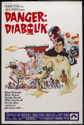 Poster 2 de Filme Perigo: Diabolik (1968)
