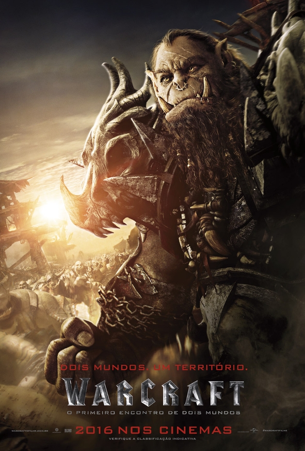 Universal divulga cartazes do filme Warcraft:O Primeiro Encontro de Dois Mundos