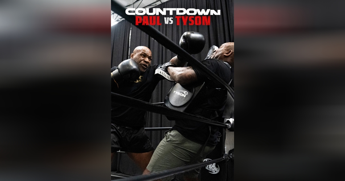 Assista Agora - Countdown: Paul vs. Tyson - 7 de Novembro de 2024 | Filmow