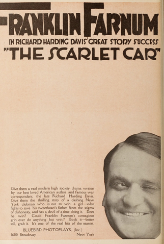 Poster 1 de Filme THE SCARLET CAR (1917)