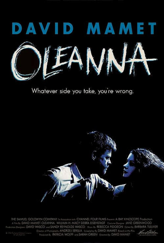 Poster 2 de Filme Oleanna (1994)