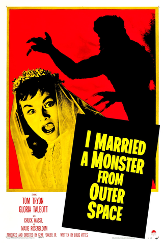 Poster 3 de Filme Casei-me com um Monstro (1958)