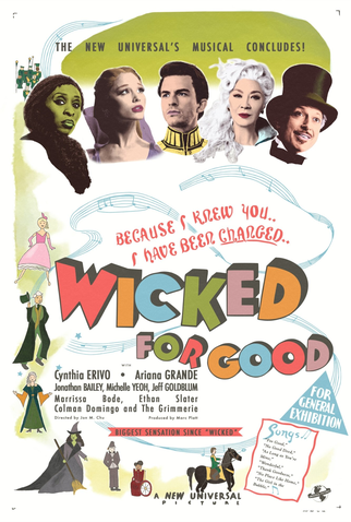 Poster 3 de Filme Wicked: Parte 2 (2025)