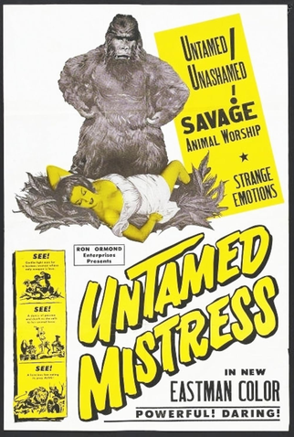 Poster 1 de Filme Untamed Mistress (1956)