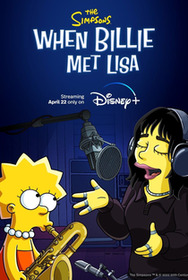 Os Simpsons: Quando Billie Eilish Encontra Lisa - Poster / Capa / Cartaz - Oficial 2
