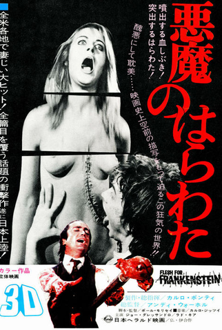 Poster 2 de Filme Carne para Frankenstein (1973)