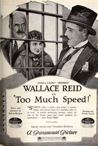 Poster 1 de Filme Too Much Speed (1921)