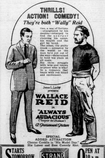 Poster de Filme Always Audacious (1920)