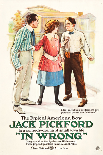 Poster de Filme In Wrong (1919)