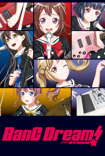 BanG Dream! (3ª Temporada) - Poster / Capa / Cartaz - Oficial 1
