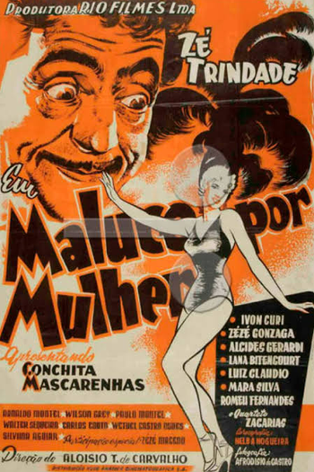 Poster de Filme Maluco por Mulher (1957)