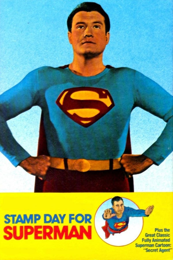  de Curta Stamp Day for Superman (1954)