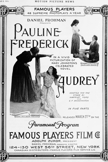 Poster de Filme Audrey (1916)