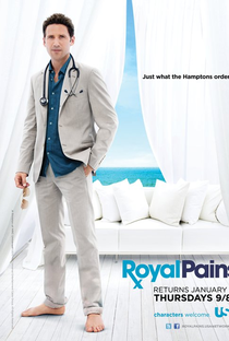 Royal Pains (3ª Temporada) - Poster / Capa / Cartaz - Oficial 1