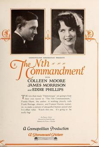 Poster 1 de Filme O Enésimo Mandamento (1923)
