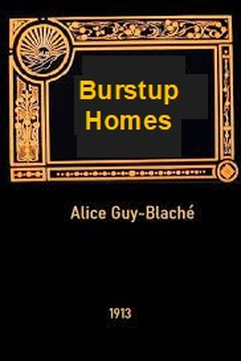Poster de Curta Burstup Homes, Detective (1913)