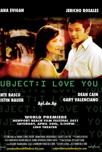 Subject: I Love You - Poster / Capa / Cartaz - Oficial 1