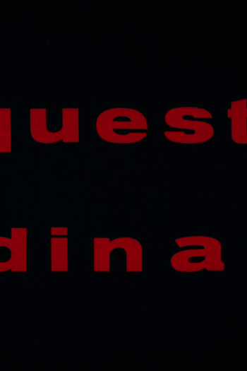 Poster de Curta La Question Ordinaire (1969)