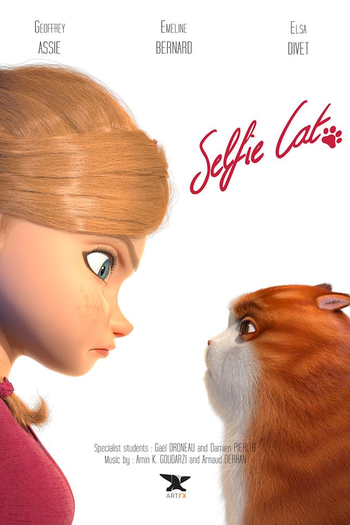 Poster de Curta Selfie Cat (2016)