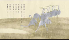 鶴下絵和歌巻　Anthology with Cranes