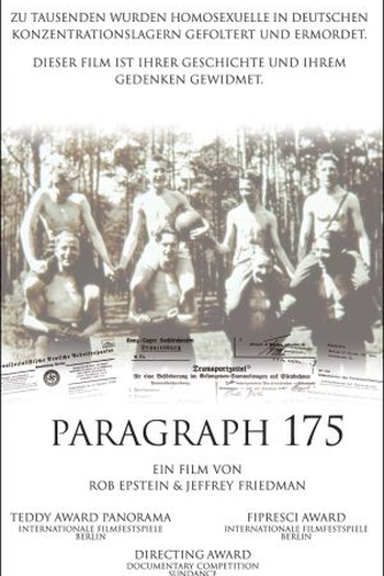  de Filme Parágrafo 175 (2000)
