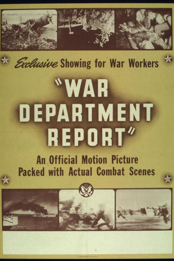 Poster de Filme War Department Report (1943)