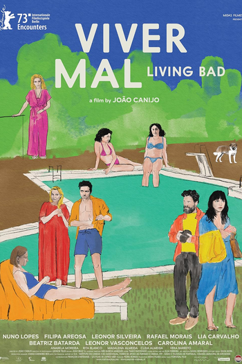 Poster de Filme Viver Mal (2023)