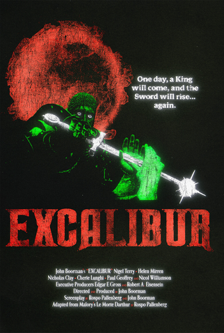 Poster 2 de Filme Excalibur (1981)