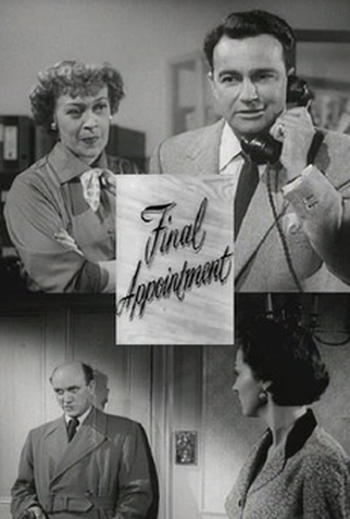 Poster 3 de Filme Final appointment (1954)