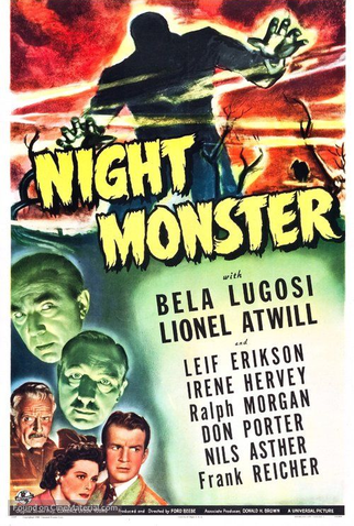 Poster 2 de Filme Night Monster (1942)