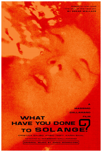 O Quê Vocês Fizeram com Solange? - Poster / Capa / Cartaz - Oficial 10