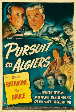 Poster 2 de Filme Sherlock Holmes - Desforra em Argel (1945)
