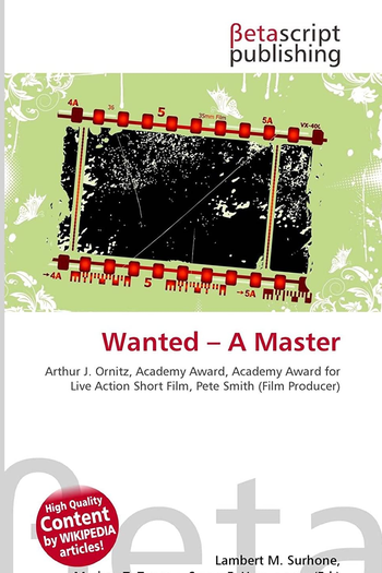  de Curta Wanted – A Master (1936)