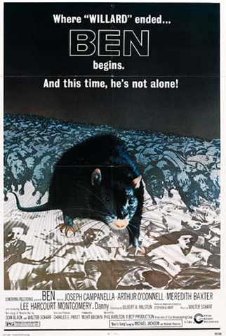 Ben, O Rato Assassino: filme de 1972 - Filmow