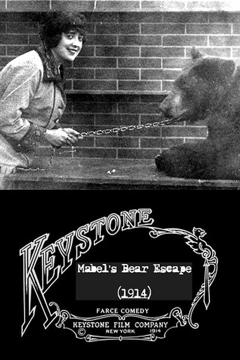 Poster de Curta Mabel's Bear Escape (1914)