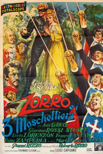  de Filme Zorro e os 3 Mosqueteiros (1963)