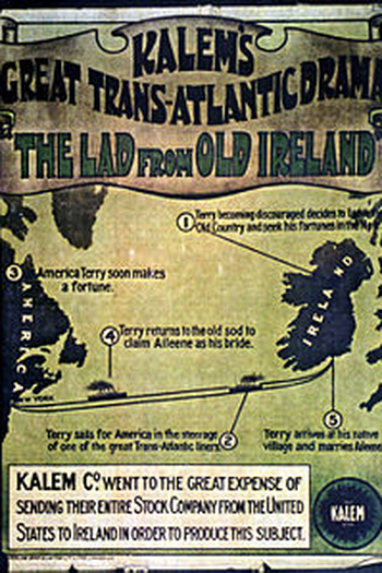 Poster de Curta A Lad From Old Ireland (1910)