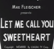 Betty Boop in Let Me Call You Sweetheart