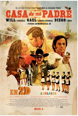 Poster 4 de Filme Casa de Mi Padre (2012)