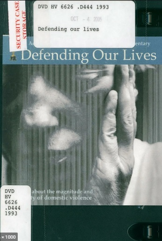 Poster 1 de Curta Defending Our Lives (1993)