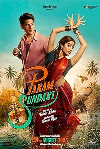 Poster 1 de Filme Param Sundari (2025)